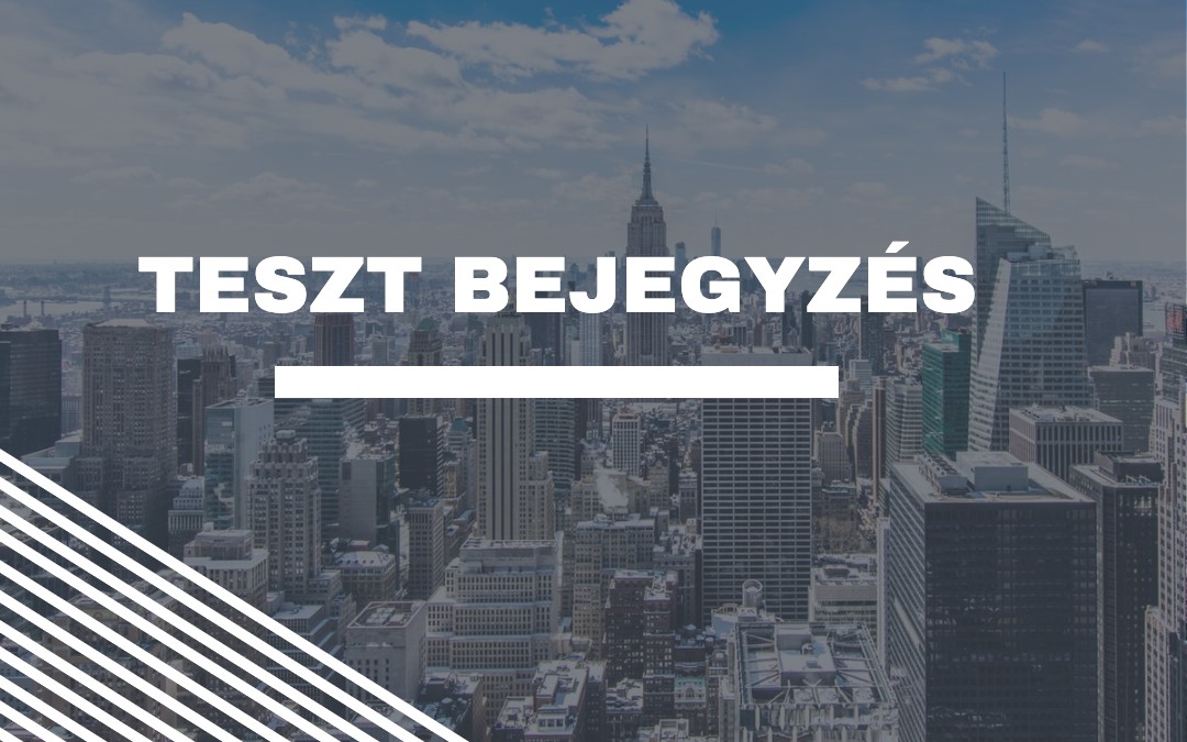 Példa bejegyzés